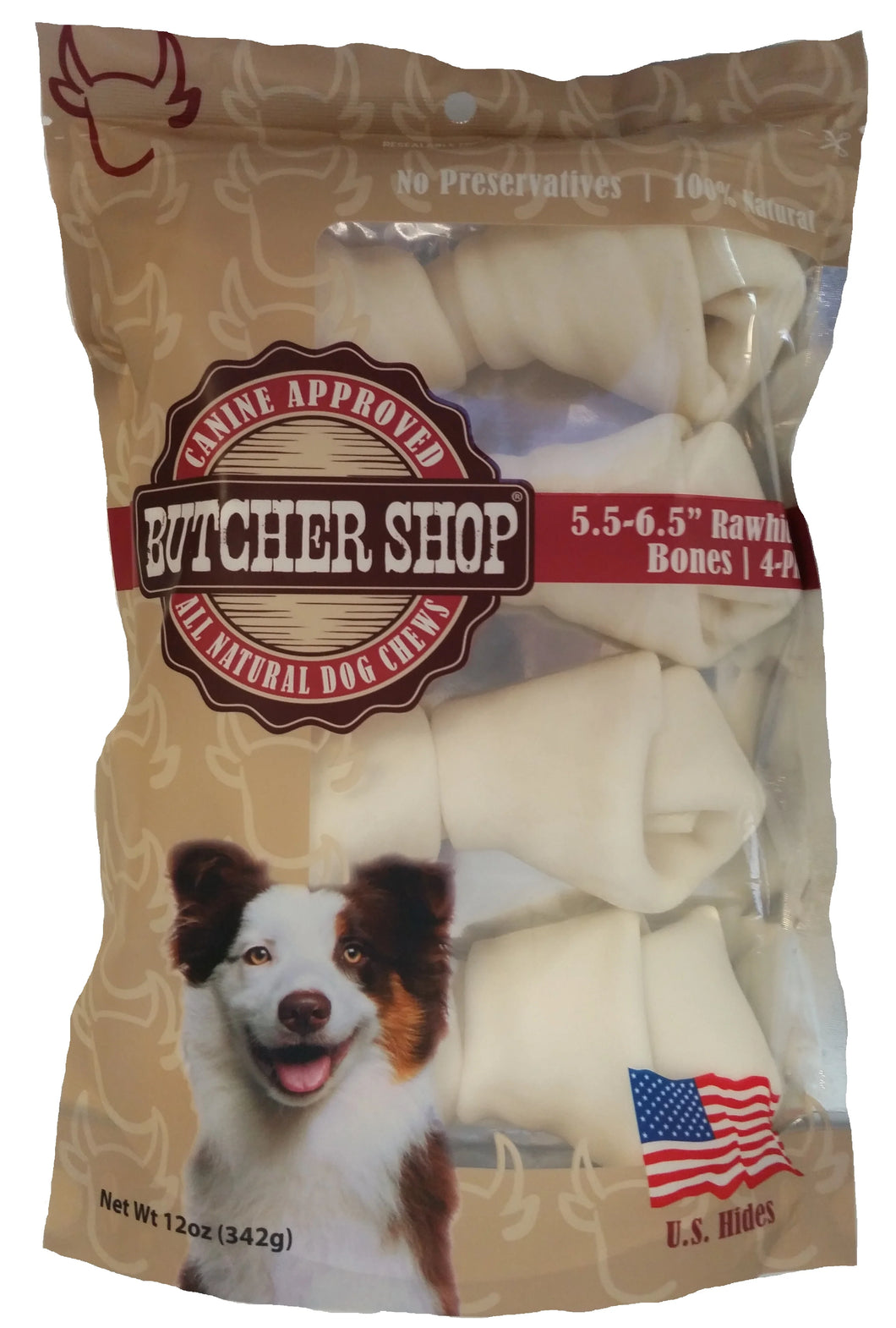 Butcher Shop Rawhide Bones Treats